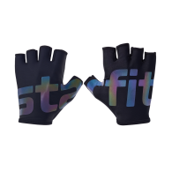 Перчатки для фитнеса WG-102, черный/светоотражающий